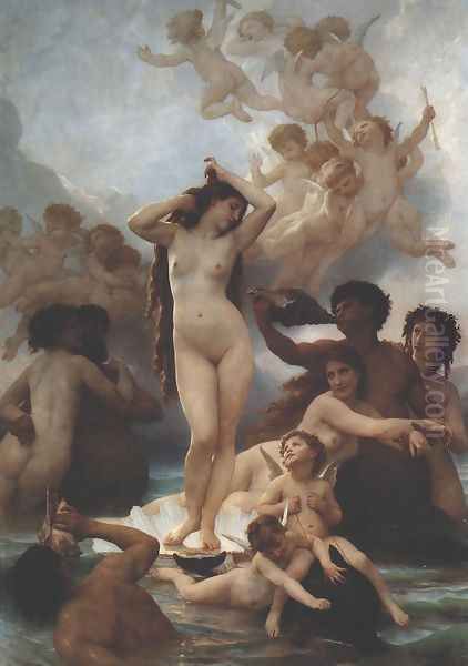 Birth of Venus Oil Painting by William-Adolphe Bouguereau