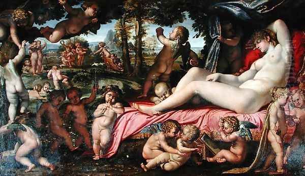 The Sleep of Venus Oil Painting by Annibale Carracci