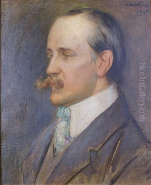 Portrait D'homme Oil Painting by Abel Faivre