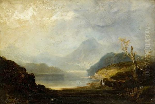 Scozia, Veduta Del Lago Di Loch Lomond Oil Painting by Thomas Leemans