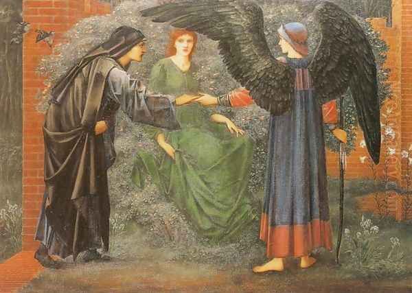 Heart of the Rose Oil Painting by Sir Edward Coley Burne-Jones