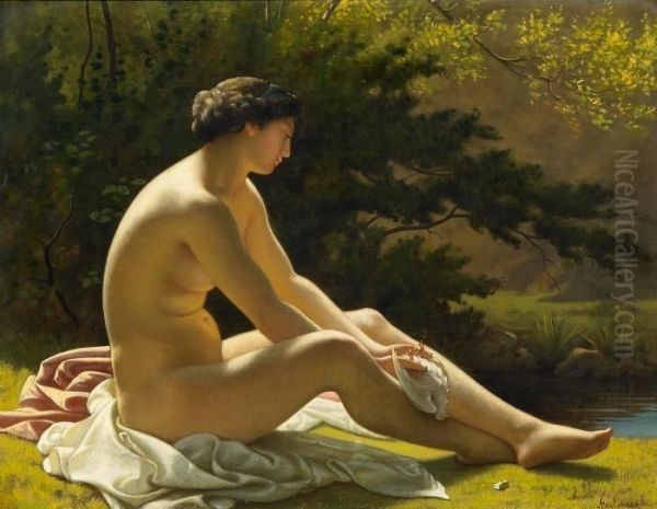 Melancholia Oil Painting by Alfred-Charles Foulongne