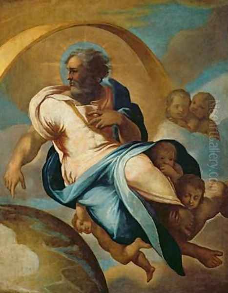 The Creation of the World Oil Painting by Eustache Le Sueur