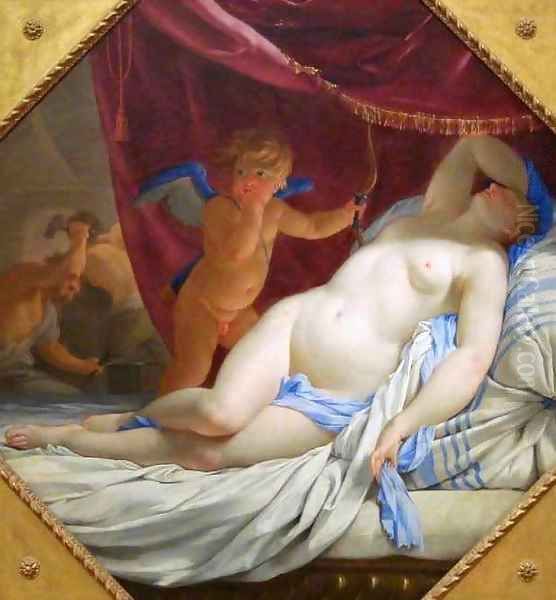 Sleeping Venus Oil Painting by Eustache Le Sueur