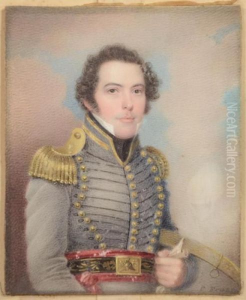 Portrait Of General James Gadsden Oil Painting by Charles Fraser