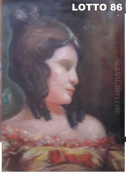 Busto Di Ragazza Oil Painting by Andrea Gastaldi