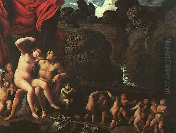 Venus and Mars 1605-10 Oil Painting by Carlo Saraceni