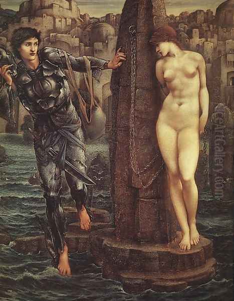 The Rock of Doom Oil Painting by Sir Edward Coley Burne-Jones