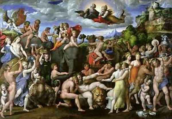 The Triumph of Bacchus Oil Painting by Garofalo