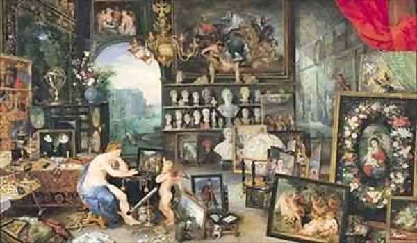 The Sense of Sight Oil Painting by Jan & Rubens, P.P. Brueghel