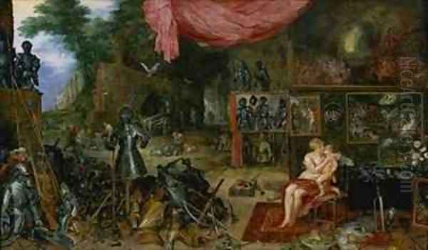 The Sense of Touch Oil Painting by Jan & Rubens, P.P. Brueghel