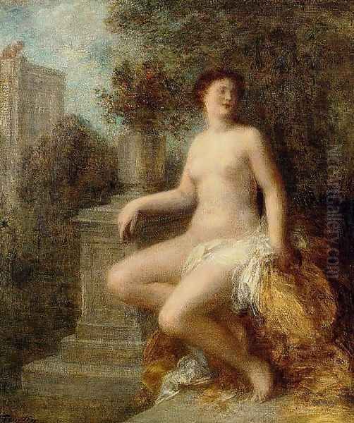 Bathsheba Oil Painting by Ignace Henri Jean Fantin-Latour