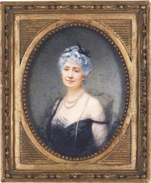 Portrait Of Marie Oil Painting by Richard Hortense