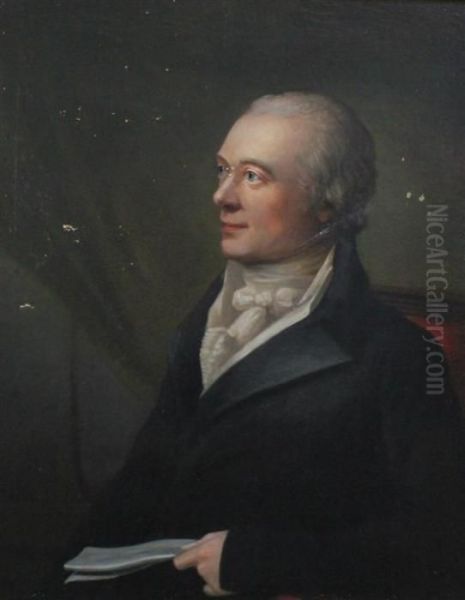 Portrait Of The Right Hon. Spencer Perceval Oil Painting by George Francis Joseph