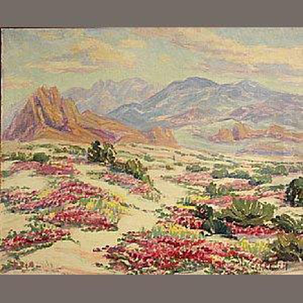 Blooming Desert Oil Painting by Marie Boening Kendall