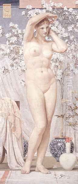 A Venus 1869 Oil Painting by Albert Joseph Moore