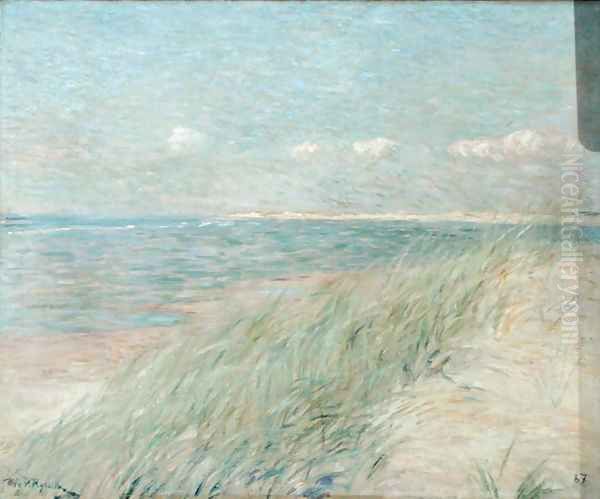 Les Dunes du Zwin, Knokke, 1887 Oil Painting by Theo van Rysselberghe