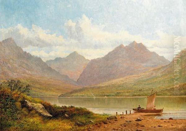 Across The Loch Oil Painting by Allan Macdougall