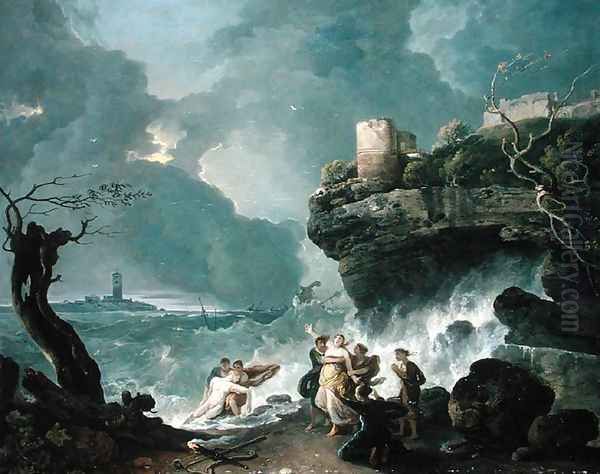 Ceyx and Alcyone, 1768 Oil Painting by Richard Wilson