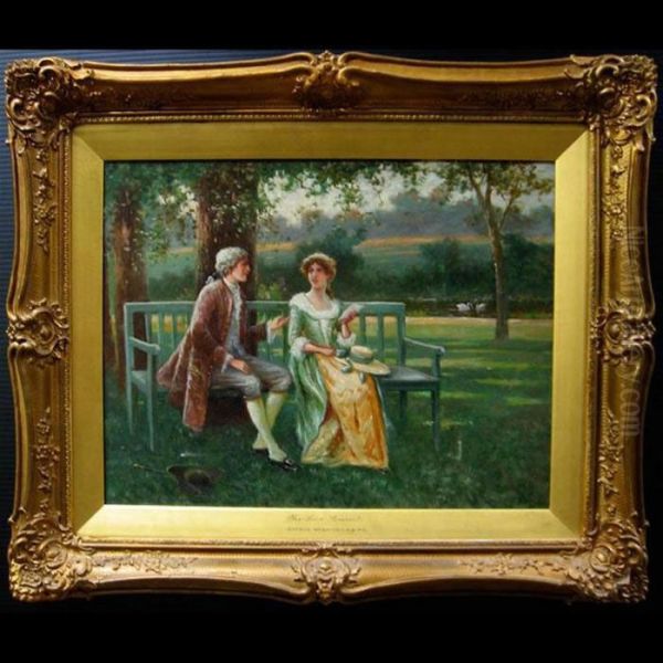 The Love Sonnet Oil Painting by Eugene Joseph Macswiney