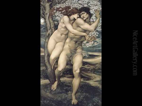 The Tree of Forgiveness Oil Painting by Sir Edward Coley Burne-Jones