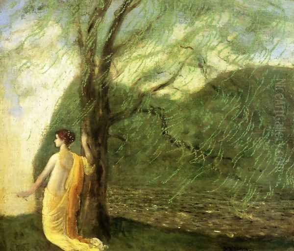 The Myth of Persephone Oil Painting by Arthur Bowen Davies