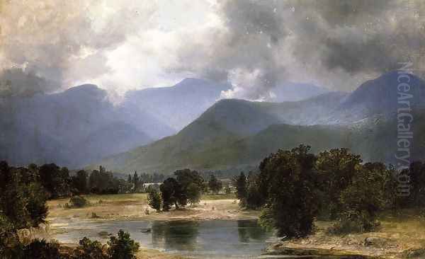 In the Keene Valley, New York Oil Painting by Alexander Helwig Wyant