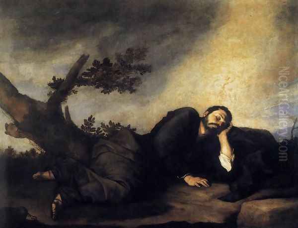 Jacob's Dream 1639 Oil Painting by Jusepe de Ribera