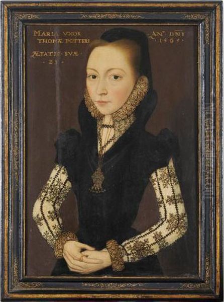 Portrait Of A Lady Oil Painting by Master Of The Countess Of Warwick