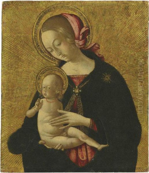 The Madonna And Child Oil Painting by Master Of The Liverpool Madonna