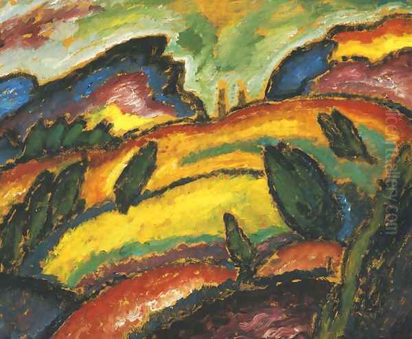 Hills (Hugel) by Alexei von Jawlensky