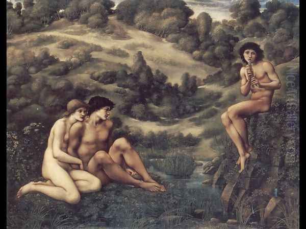 The Garden of Pan Oil Painting by Sir Edward Coley Burne-Jones