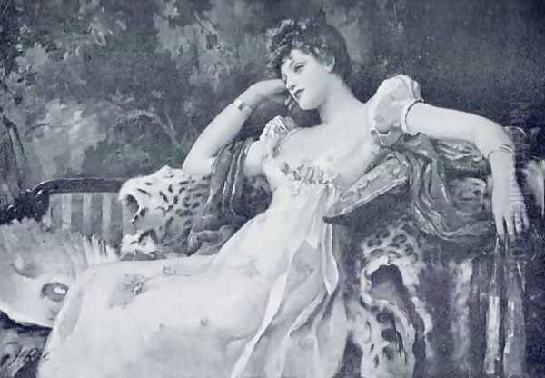 A Reverie Oil Painting by Henrietta Rae