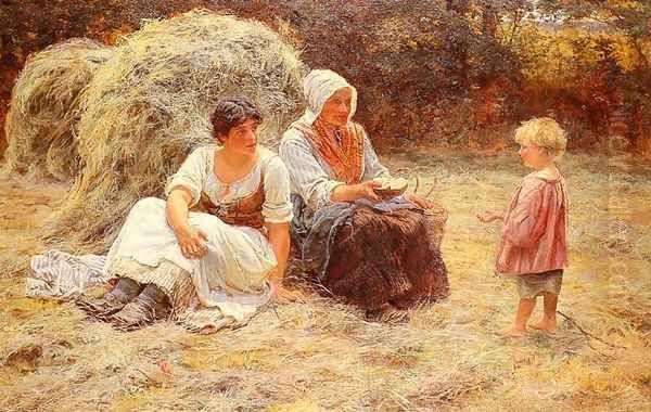 Midday Rest Oil Painting by Frederick Morgan