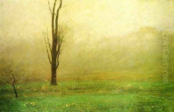 October Mist Oil Painting by John Francis Murphy