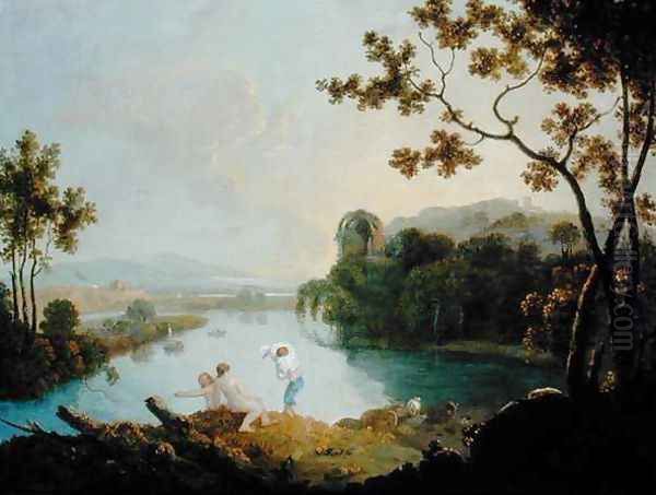 Classical Landscape Oil Painting by Richard Wilson