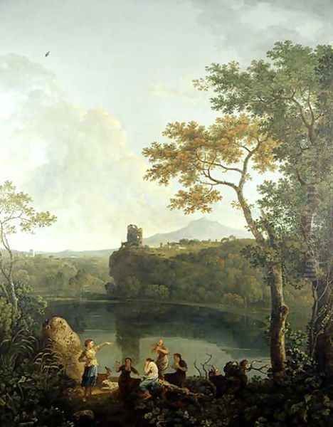 Diana and Callisto, 1763-67 Oil Painting by Richard Wilson