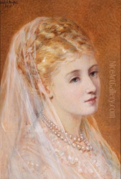 Portrait Of A Woman Oil Painting by Isabel Oakley Naftel