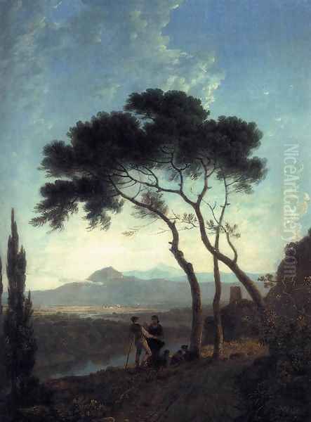 The Vale of Narni c. 1760 Oil Painting by Richard Wilson