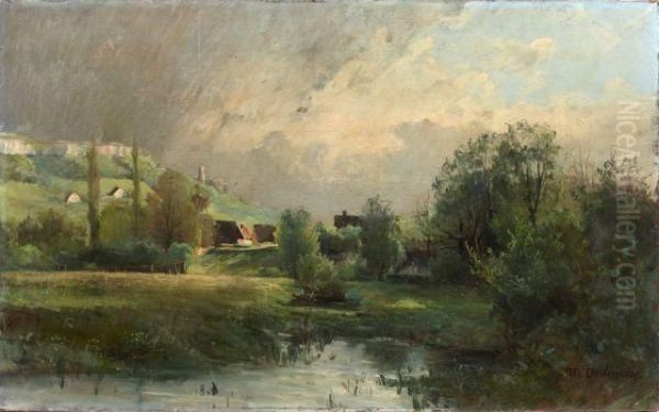 Paysage Du Doubs Oil Painting by Marcel Ordinaire