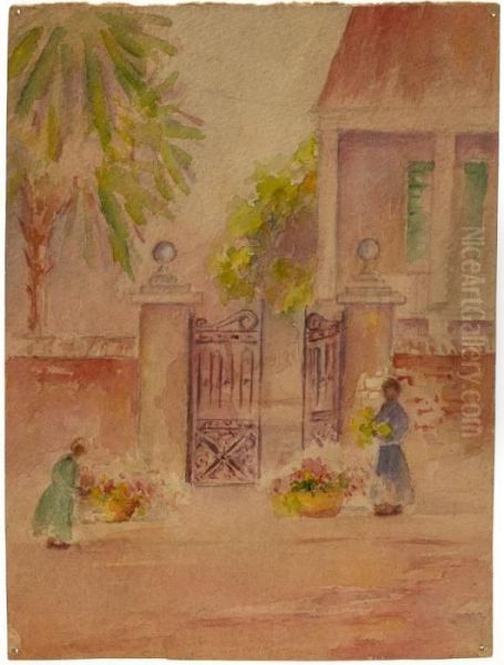 Charleston Flower Sellers by May Paine