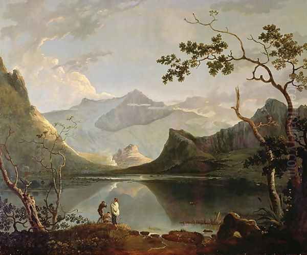 Snowdon Oil Painting by Richard Wilson