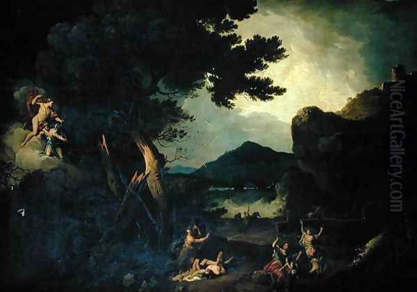 The Destruction of Niobes Children Oil Painting by Richard Wilson