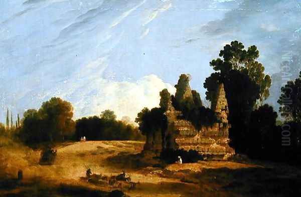 The Tomb of Horatii Oil Painting by Richard Wilson