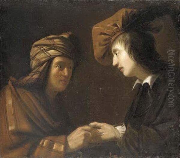 The Fortune Teller Oil Painting by Lumen Portengen Active Utrecht