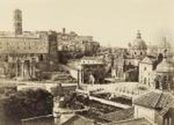 Rome, Arch Of Septimus Severus Oil Painting by William Henry Lake Price