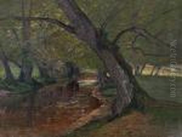 Im Darswald Oil Painting by Carl Rahtjen