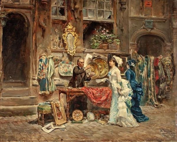 Escena Costumbrista Oil Painting by Antonio Reynes