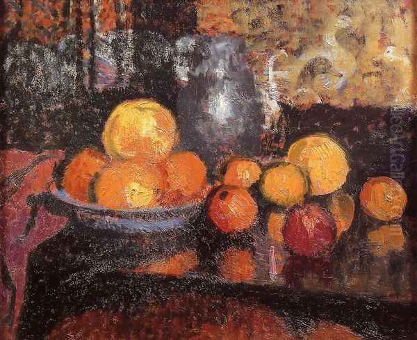 Still Life with Fruit Oil Painting by Georges Lemmen