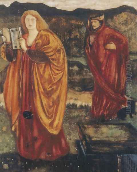 Merlin and Nimue by Sir Edward Coley Burne-Jones